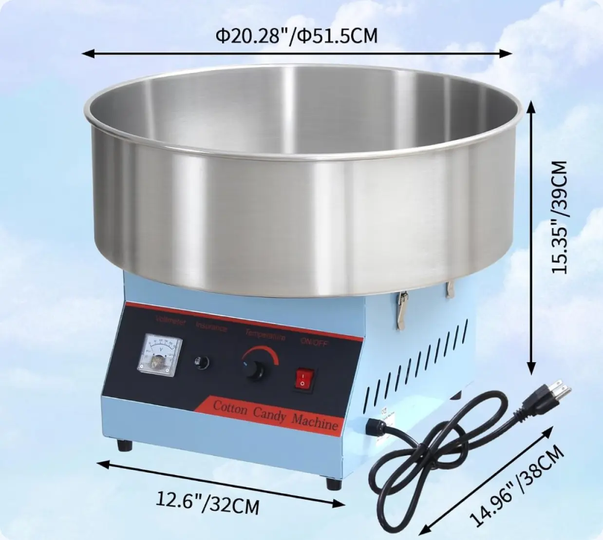 Cotton candy machine